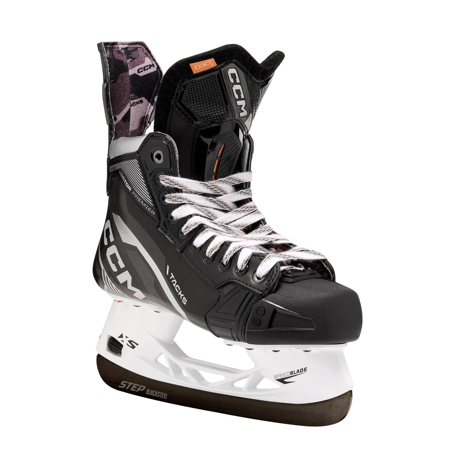 CCM Tacks Vector Premier Senior Hockey Skates (2022) With STEP Blacksteel XS - Source Exclusive 6 CCM Tacks Vector Premier Senior Hockey Skates (2022) With STEP Blacksteel XS - Source Exclusive - Image 4