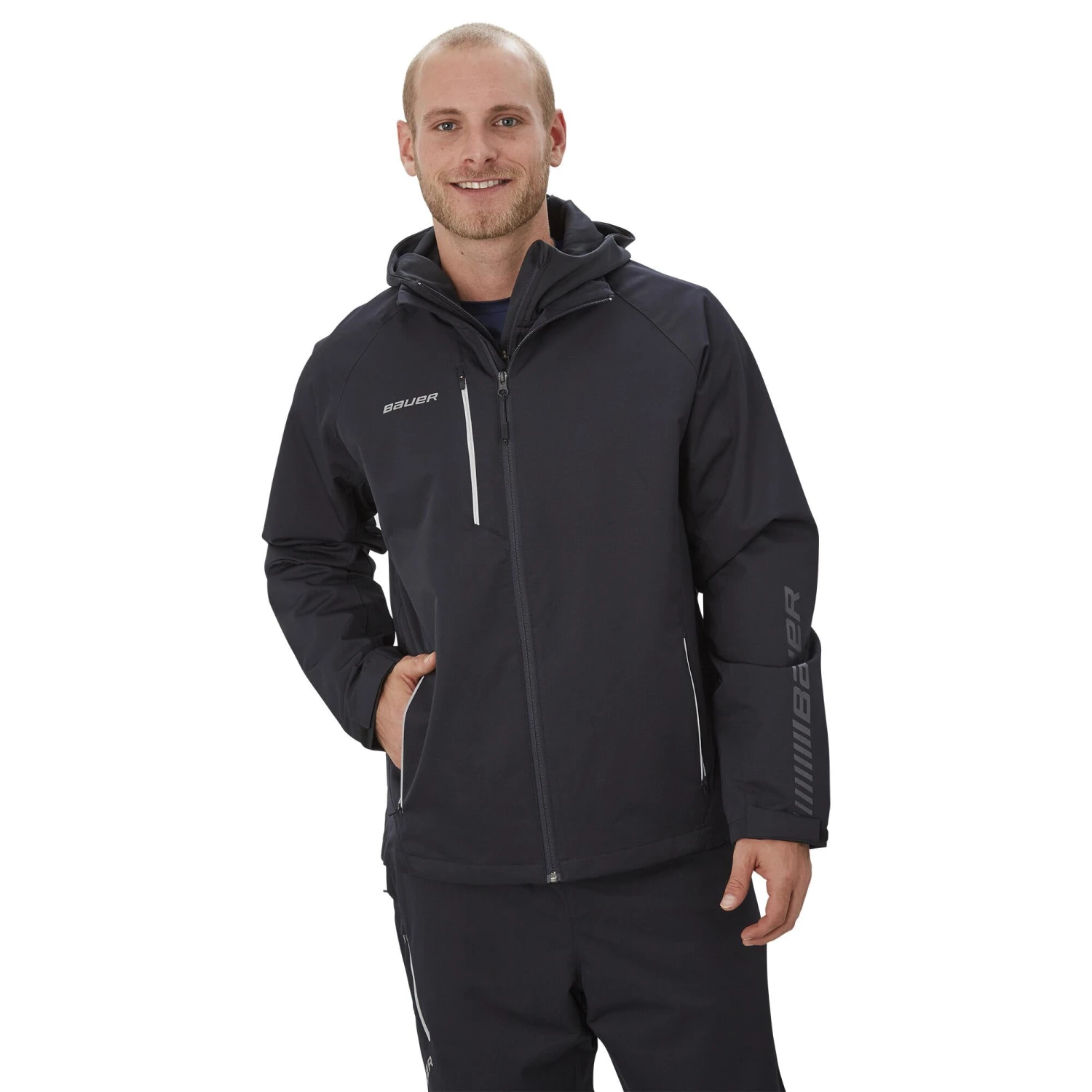 Bauer Supreme Youth Lightweight Jacket - Black 3 Bauer Supreme Youth Lightweight Jacket - Black