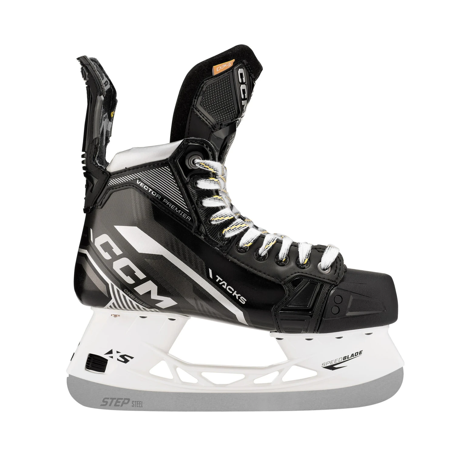 CCM Tacks Vector Premier Intermediate Hockey Skates (2022) With STEP Steel XS - Source Exclusive 3 CCM Tacks Vector Premier Intermediate Hockey Skates (2022) With STEP Steel XS - Source Exclusive