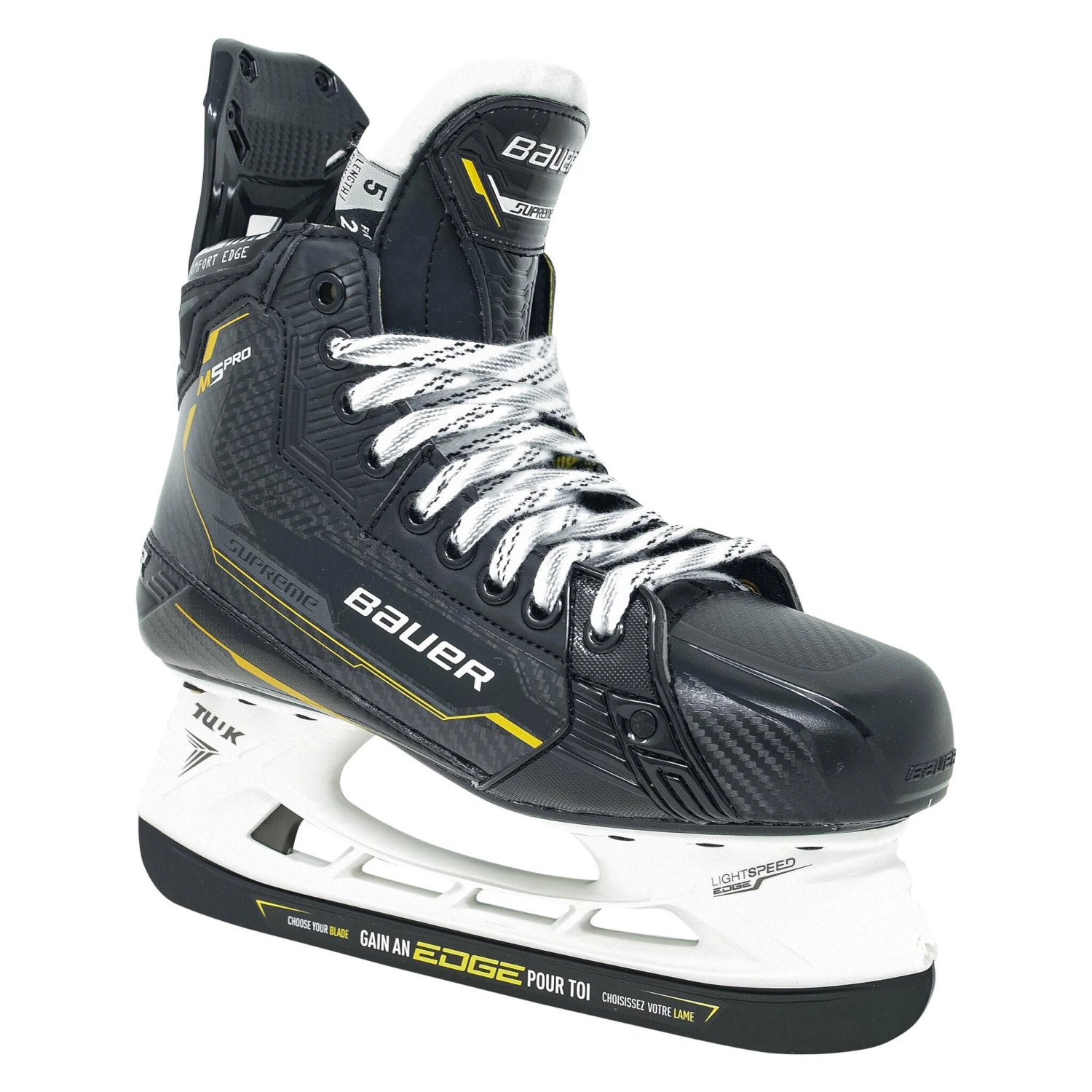 Bauer Supreme M5 Pro Intermediate Hockey Skates (2022) With Pulse Ti Steel 6 Bauer Supreme M5 Pro Intermediate Hockey Skates (2022) With Pulse Ti Steel - Image 4