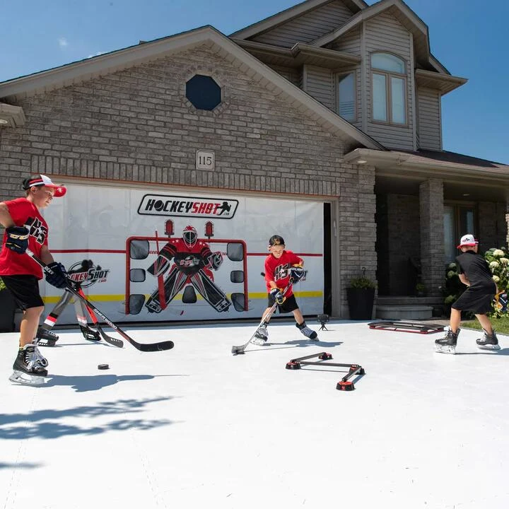 HockeyShot Synthetic Ice Revolution Tiles (10 Pack) - 18" X 18" 5 HockeyShot Synthetic Ice Revolution Tiles (10 Pack) - 18" X 18" - Image 3